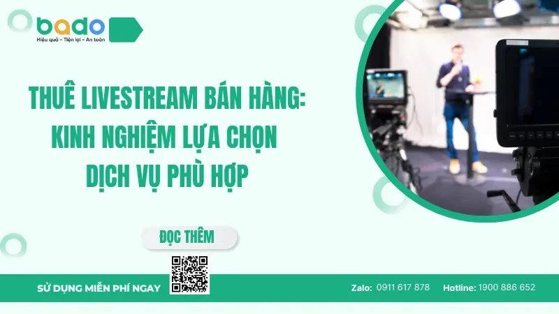 Thuê livestream bán hàng: Kinh nghiệm và chi phí