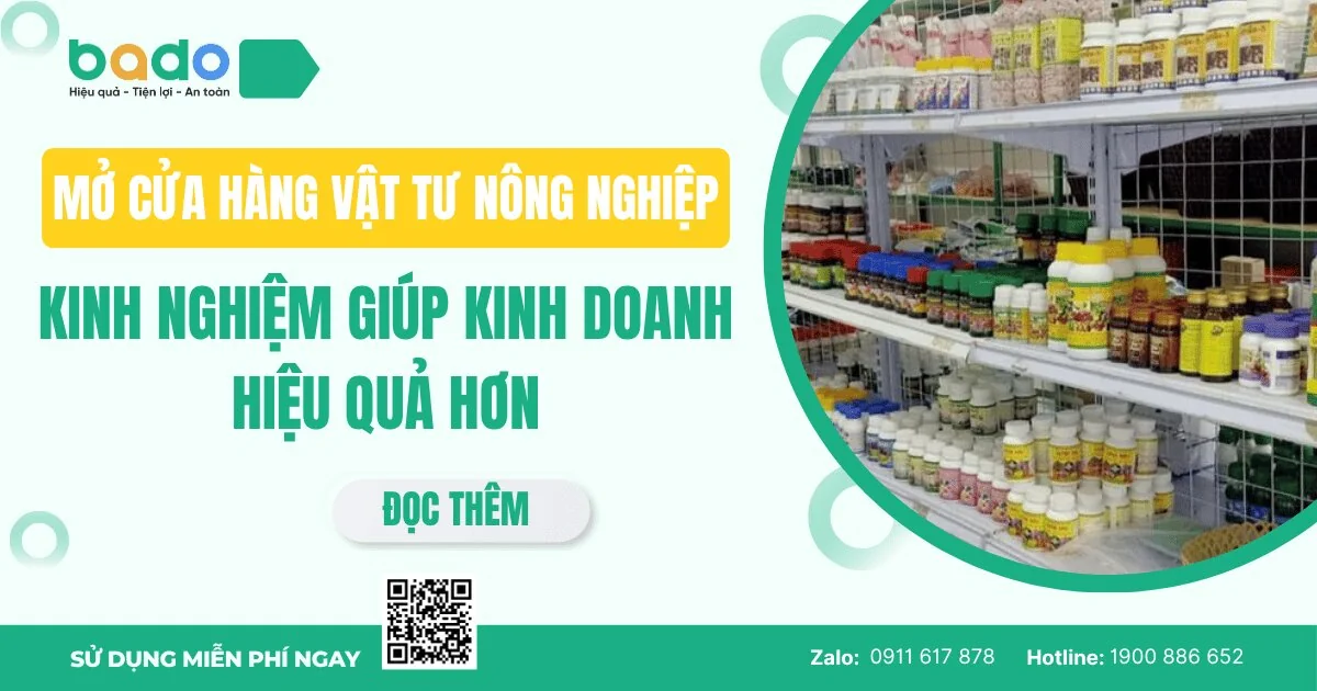 Gặt hái thành công khi mở cửa hàng bán vật tư nông nghiệp