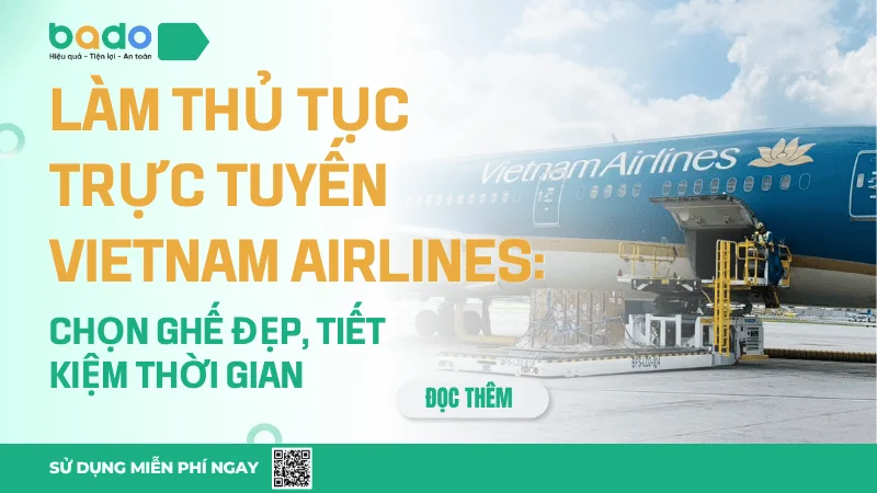 Làm Thủ Tục Trực Tuyến Vietnam Airlines Hướng Dẫn Chi Tiết