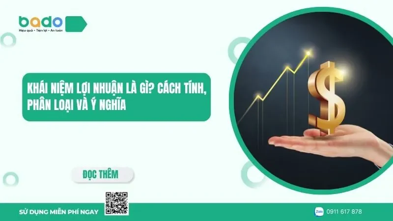 Khái niệm lợi nhuận là gì? Cách tính, phân loại và ý nghĩa