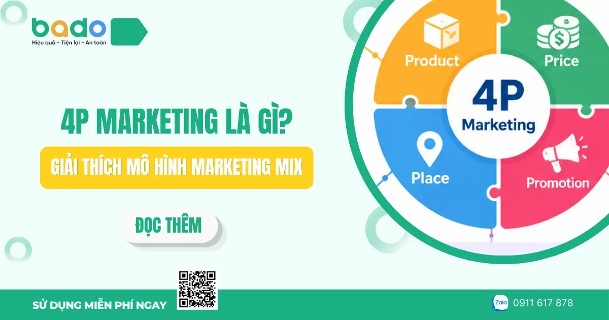 4P Marketing là gì? Giải thích mô hình Marketing Mix 