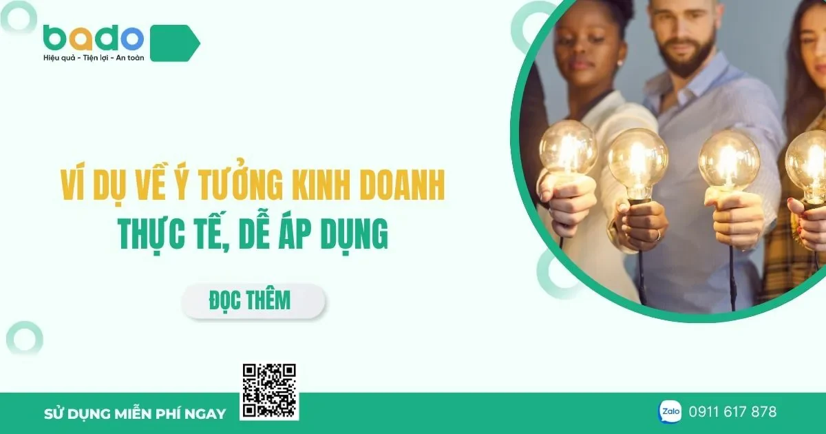Ví dụ về ý tưởng kinh doanh thực tế, dễ áp dụng