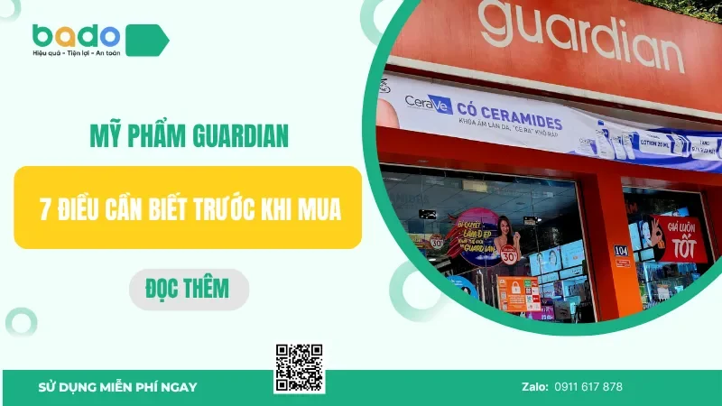 Mỹ phẩm Guardian: 7 điều cần biết trước khi mua