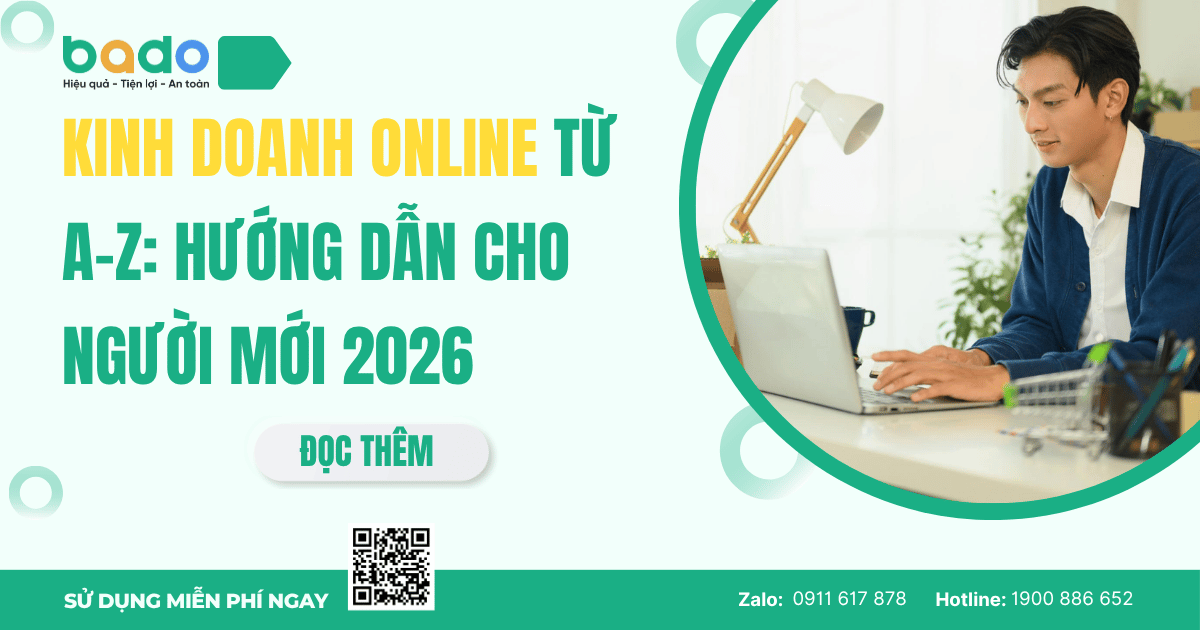 Kinh doanh online từ A-Z: hướng dẫn cho người mới 2026