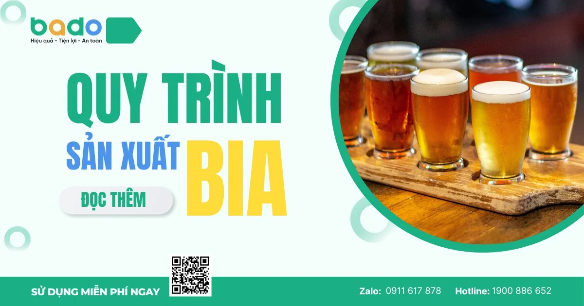 Quy Trình Sản Xuất Bia Từ A–Z