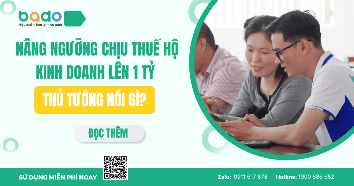 Nâng Ngưỡng Chịu Thuế Hộ Kinh Doanh Lên 1 Tỷ 2026