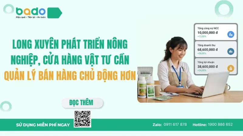 Long Xuyên phát triển nông nghiệp, cửa hàng vật tư cần quản lý bán hàng chủ động hơn