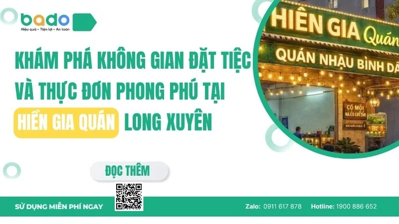 Khám phá không gian đặt tiệc và thực đơn phong phú tại Hiền Gia Quán Long Xuyên